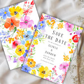 Save The Date Mariage d'aquarelle ressort
