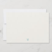 Save The Date Mariage d'aquarelle Seascape Palm Tree Island (Dos)