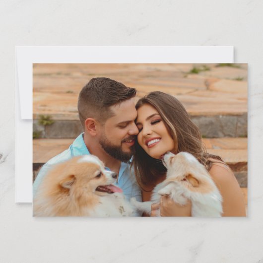 Save The Date Mariage d'arche rose rétro Bold Neon (Dos)