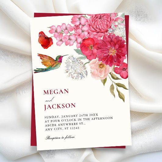 Save The Date mariage d'art floral