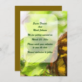 Save The Date Mariage d'art papillon (Devant / Derrière)