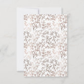 Save The Date Mariage de automne d'automne de l'huile de cuivre  (Dos)