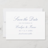 Save The Date Mariage de calligraphie de script photo moderne (Devant)