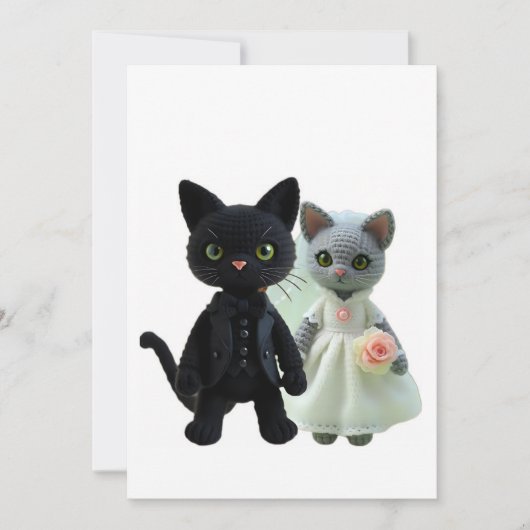 Save The Date Mariage de chats (Devant)