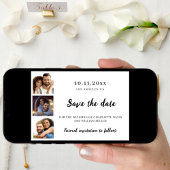 Save The Date Mariage de collage photo
