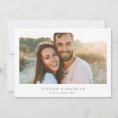 Save The Date mariage de collage photo simple (Devant)