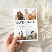 Save The Date Mariage de collection photo moderne