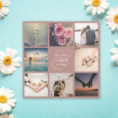 Save The Date Mariage de collection photo rustique élégant moder