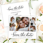 Save The Date Mariage de collection photo stylish 3
