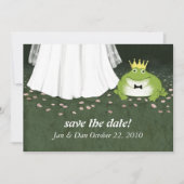 Save The Date Mariage de conte de fées Grenouille Prince Épargne (Devant)