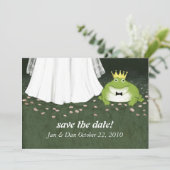 Save The Date Mariage de conte de fées Grenouille Prince Épargne