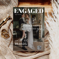 Mariage de couverture de magazine tendance en styl