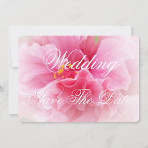 Save The Date Mariage de design floral rose