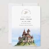 Save The Date Mariage de destination à Bucarest Roumanie (Devant)