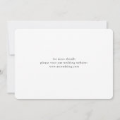 Save The Date Mariage de destination à Hong Kong (Dos)