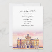 Save The Date Mariage de destination à Madrid Espagne (Devant)