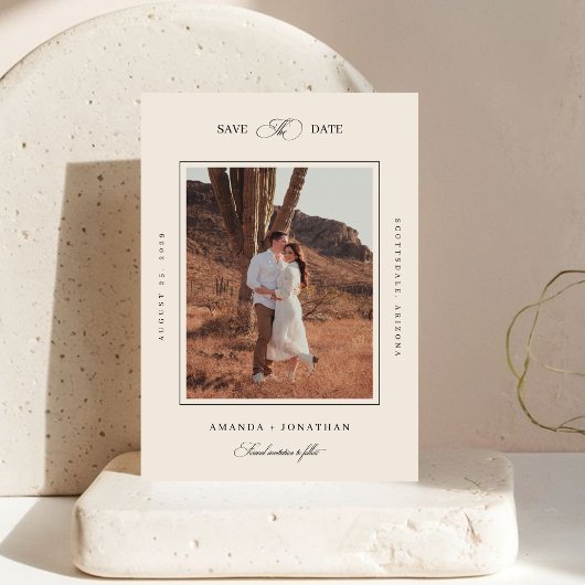 Save The Date Mariage de destination dans le désert Nevada Utah