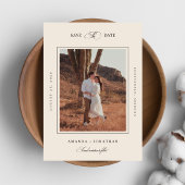 Save The Date Mariage de destination dans le désert Nevada Utah