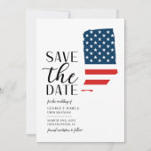 Save The Date Mariage de destination de l'état patriotique India (Devant)