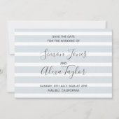 Save The Date Mariage de destination de plage, date à retenir (Devant)