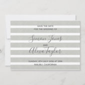 Save The Date Mariage de destination de plage, sauvez la date (Devant)