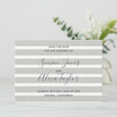 Save The Date Mariage de destination de plage, sauvez la date (Debout devant)