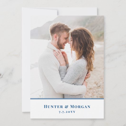 Save The Date Mariage de destination du Maryland d'Annapolis (Dos)