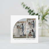 Save The Date Mariage de destination moderne sur la plage avec c (Debout devant)