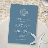 Save The Date Mariage de destination océanique sur la plage de c