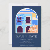 Save The Date Mariage de destination Porto Rico (Devant)