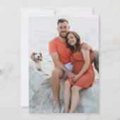 Save The Date Mariage de destination Porto Rico (Dos)