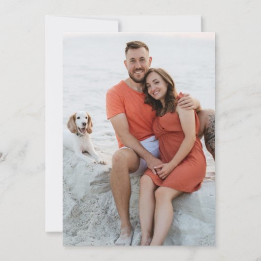 Save The Date Mariage de destination Porto Rico (Dos)