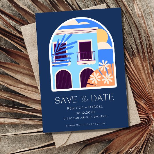 Save The Date Mariage de destination Porto Rico