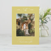 Save The Date Mariage de destination sur une île (Debout devant)