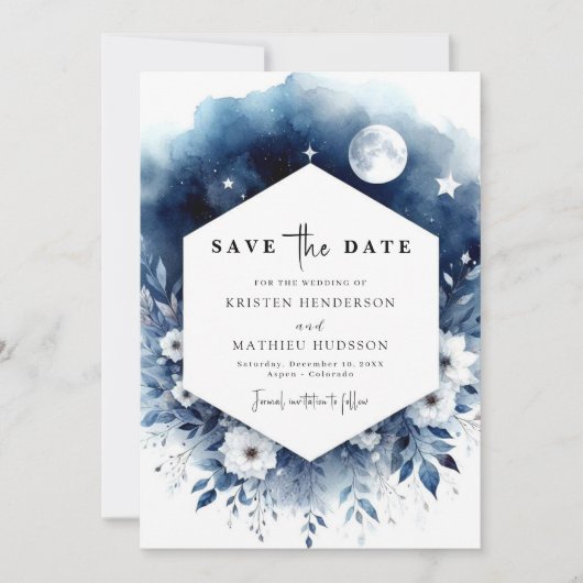 Save The Date Mariage de Earthy Stylish (Devant)