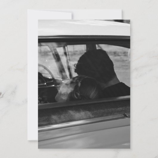 Save The Date Mariage de gâteau à main fantaisie Enregistrer la  (Dos)