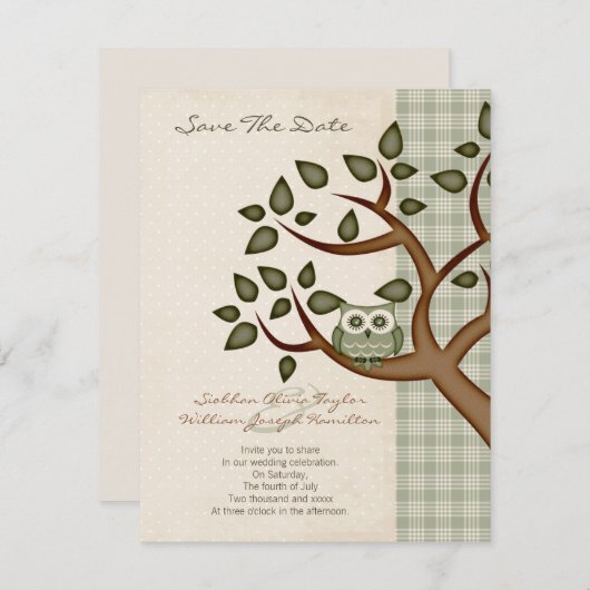 Save The Date Mariage de hibl (Devant / Derrière)