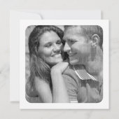 Save The Date Mariage de hiboux et demoiselle d'honneur Enregist (Dos)