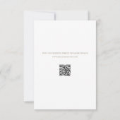 Save The Date Mariage de jardin délicat Enregistrer la date (Dos)