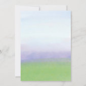 Save The Date Mariage de jardin papillons Rose Violet (Dos)