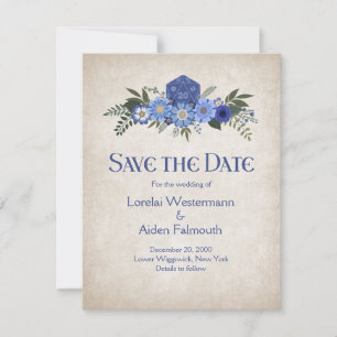 Save The Date Mariage de jeu de dés RPG