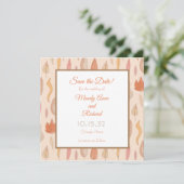 Save The Date Mariage de la saison automnale (Debout devant)