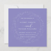 Save The Date Mariage De Lavande Rustique Enregistrer La Date (Dos)
