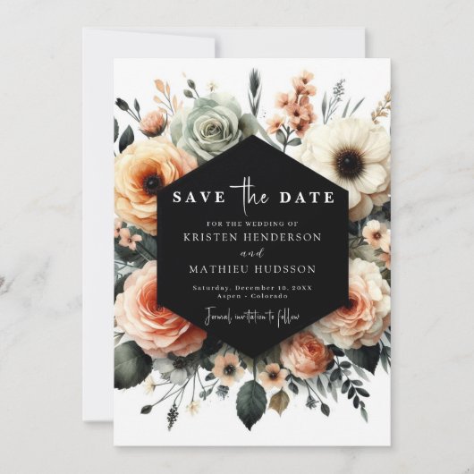 Save The Date Mariage de lecture personnalisé (Devant)
