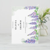 Save The Date Mariage de lupin Maine Enregistrer la date Invitat (Debout devant)