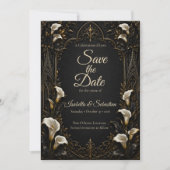 Save The Date Mariage de Luxe Gothique (Devant)