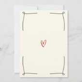 Save The Date Mariage de moto Whimsical unique (Dos)