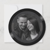 Save The Date Mariage de musicien Enregistrer la date Code QR Ph (Dos)