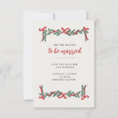 Save The Date Mariage de Noël (Devant)