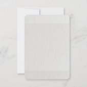 Save The Date Mariage de Noël Poinsettia Rouge Feuilles Vertes (Dos)